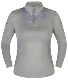 Equinate Damen Funktionsshirt Glide Langarm Grau XL – Bild 1 von 1