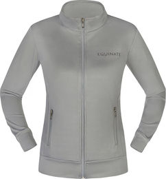 Produktbild von Equinate Damen Reitjacke Breeze Leichte Sommerjacke Grau Größe M aus recyceltem Polyester