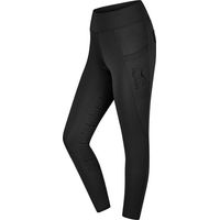 Produktbild von Equinate Damen Reitleggings Jules Vollbesatz mit Handytaschen Schwarz Größe 42