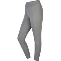 Produktbild von Equinate Damen Reitleggings Myla Vollbesatz Grau Größe 44 aus recyceltem Polyester