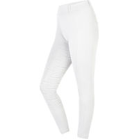 Produktbild von Equinate Damen Reitleggings Myla Vollbesatz Weiß Größe 38 aus recyceltem Polyester