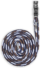 Equinate Führstrick und Anbindestrick Olivia mit Panikhaken Braun-Schwarz – Bild 1 von 1