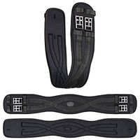 Produktbild von Equinate Kurzgurt Amigo mit Memory Foam anatomisch Schwarz 70cm - 70 cm