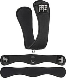 Equinate Kurzgurt Fremont mit 20mm Memory Foam aus Polyester Schwarz 30 cm – Bild 1 von 3