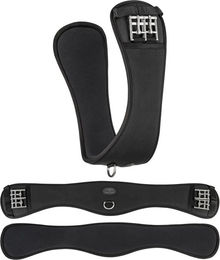 Equinate Kurzgurt Fremont mit 20mm Memory Foam für Pferde Schwarz 60cm – Bild 1 von 6
