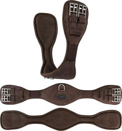 Produktbild von Equinate Kurzgurt Santiago aus Wildleder Braun 80cm