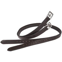 Produktbild von Equinate Leder Steigbügelriemen Superior mit Edelstahlschnallen Braun 140