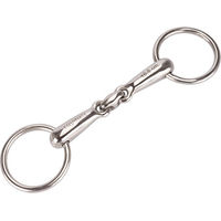 Produktbild von Equinate Pony Wassertrense aus Edelstahl 16mm doppelt gebrochen 11,5cm