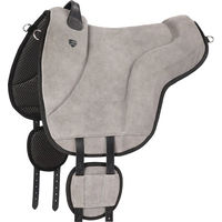 Produktbild von Equinate Reitpad California aus Wildleder für Pferde in Dunkelgrau