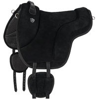 Produktbild von Equinate Reitpad California Bareback Pad für Ponys aus Wildleder Schwarz