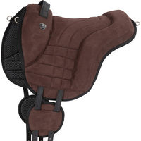 Produktbild von Equinate Reitpad Harper für Pferde aus Kunstleder Braun Größe L