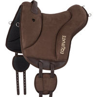 Produktbild von Equinate Reitpad Newfield Pony Braun aus synthetischem Wildleder mit Neopren Unterseite