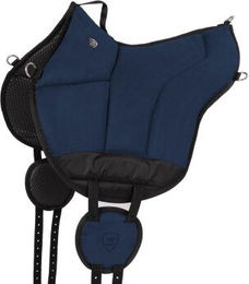 Equinate Reitpad Toledo aus Mikrofaser in Navy Blau – Bild 1 von 3