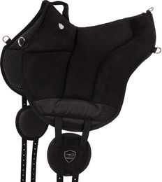 Equinate Reitpad Toledo Bareback Pad aus Mikrofaser Schwarz für Ponys – Bild 1 von 7