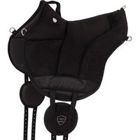 Produktbild von Equinate Reitpad Toledo Bareback Pad aus Mikrofaser Schwarz für Ponys