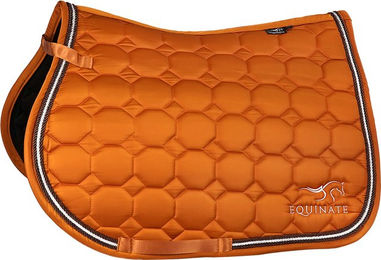 Equinate Satin Schabracke Madison für Warmblut in Kupfer – Bild 1 von 1