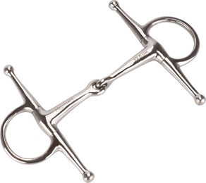Equinate Schenkeltrense aus Edelstahl 16mm einfach gebrochen 13,5cm – Bild 1 von 4
