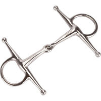 Produktbild von Equinate Schenkeltrense aus Edelstahl 16mm einfach gebrochen 14,5cm