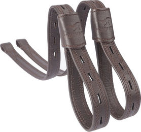 Equinate Slimline Mono Steigbügelriemen aus Leder Braun 60 cm – Bild 1 von 6