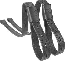 Equinate Slimline Mono Steigbügelriemen aus Leder Schwarz 70 cm – Bild 1 von 1