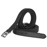 Produktbild von Equinate Steigbügelriemen Competition aus Leder Schwarz 130 cm