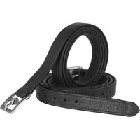 Produktbild von Equinate Steigbügelriemen Competition aus Leder Schwarz 140 cm - 1,4 m