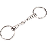 Produktbild von Equinate Wassertrense aus Edelstahl 18mm einfach gebrochen 11,5cm