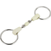 Produktbild von Equinate Wassertrense für Pferde mit Apfelgeschmack 18mm doppelt gebrochen 11,5cm aus Edelstahl