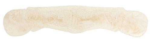 Equinate Western Mondgurt anatomisch mit synthetischem Lammfell in Natur 85 cm - 85 cm – Bild 1 von 7