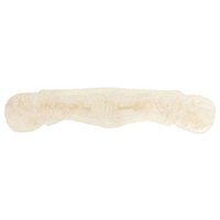 Produktbild von Equinate Western Mondgurt anatomisch mit synthetischem Lammfell in Natur 85 cm - 85 cm