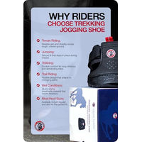 Produktbild von Equine Fusion Trekking Hufschuh für Pferde aus Gummi 13 cm Schwarz