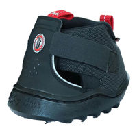 Produktbild von Equine Fusion Trekking Hufschuh für Pferde aus Gummi Schwarz Größe 08