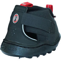 Produktbild von Equine Fusion Trekking Hufschuh Slim Outdoor Hufschutz aus Gummi Schwarz Taille 8