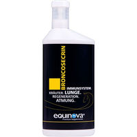 Produktbild von equinova Broncosecrin Liquid zur Unterstützung der Atemwege und des Immunsystems für Pferde 1000 ml