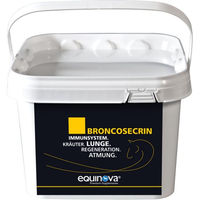 Produktbild von equinova Broncosecrin Pulver für Pferde zur Unterstützung der Atemwege und des Immunsystems 1000g