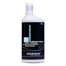 Equinova Haemoferan Liquid 1l Ergänzungsfuttermittel für Pferde mit Vitaminen zur Unterstützung von Immunsystem sowie Gelenken und Knochen - 1 l – Bild 1 von 7