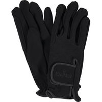 Produktbild von Equipage Action Stretch Reithandschuhe aus Leder Schwarz Unisex Größe S