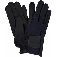 Produktbild von Equipage Action Stretch Reithandschuhe Unisex Schwarz Blau Größe L