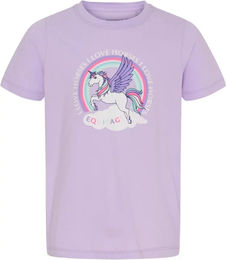 Produktbild von Equipage Anna T-Shirt für Mädchen aus Baumwolle in Lila Bunt Größe 8 Jahre