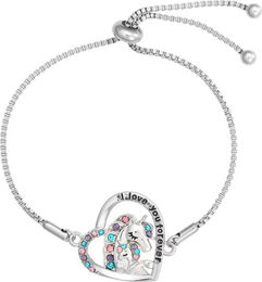 Produktbild von Equipage Armband für Kinder mit Einhorn Motiv aus Silber Metall
