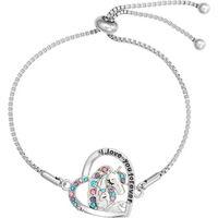 Produktbild von Equipage Armband für Kinder mit Einhorn Motiv aus Silber Metall