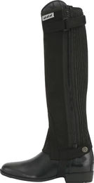 Produktbild von Equipage Aspen Mini-Chaps aus Kunstleder Schwarz Unisex Größe L