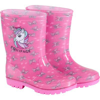Produktbild von Equipage Butterfly Reitstiefel für Mädchen aus Kunststoff wasserdicht in Rosa Bunt