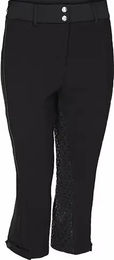 Equipage Damen Reithose Clash Winter gefüttert Vollbesatz Schwarz XL – Bild 1 von 3