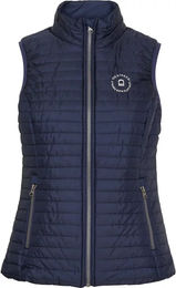Produktbild von Equipage Daunenweste Damen Steppweste Silber Blau XL