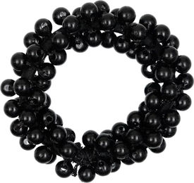 Produktbild von Equipage Haargummi mit Perlen für Frauen Schwarz