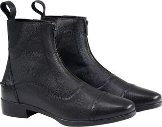 Equipage Hurley Reitstiefel aus Leder mit Reißverschluss Schwarz Unisex Größe 39 – Bild 1 von 1