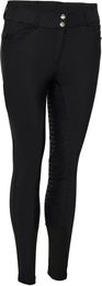 Produktbild von Equipage Janet Softshell-Reithose Damen mit Full Grip in Schwarz Größe 36