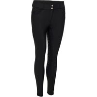 Produktbild von Equipage Janet Softshell-Reithose für Damen mit Full Grip in Schwarz Größe 42