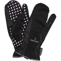 Produktbild von Equipage Jonie Reithandschuhe für Kinder Winter aus Polyester in Rosa oder Schwarz Größe 10/12 Jahre